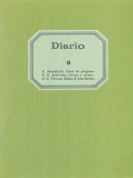 Diario n. 3/giugno 1986