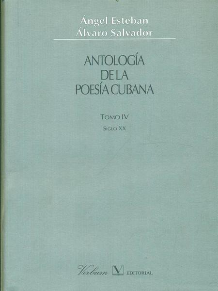 Antologia de la poesia cubana 4vv