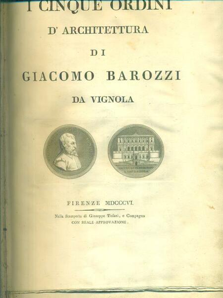 I cinque ordini di architettura di Giacomo Barozzi da Vignola