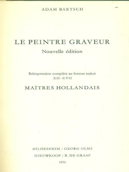 La peinture graveur 3vv