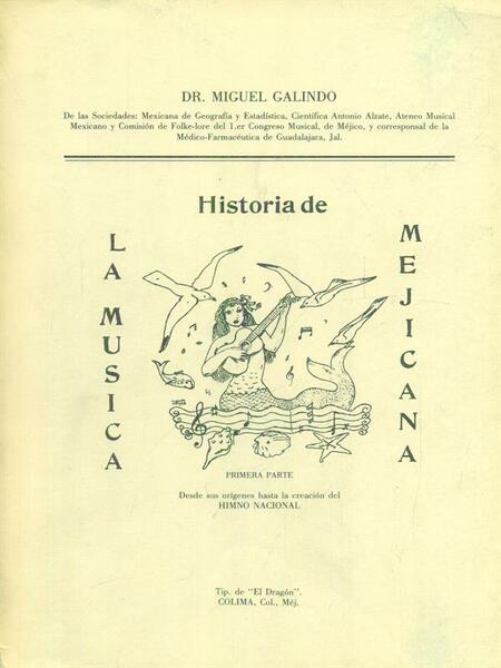 Historia de la musica mejicana tomo I