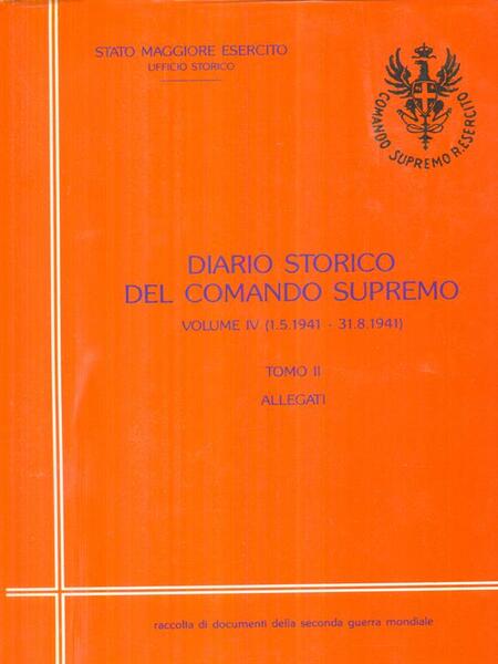 Diario storico del comando supremo vol.IV tomo II