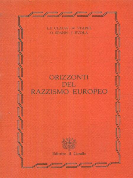 Orizzonti del razzismo europeo