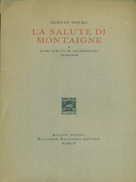 La salute di Montaigne