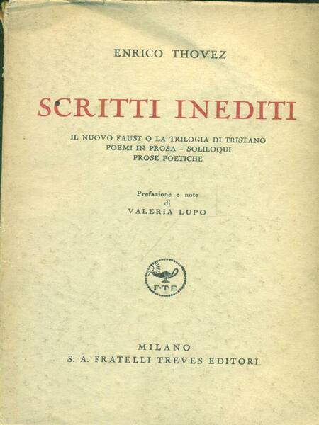 Scritti inediti