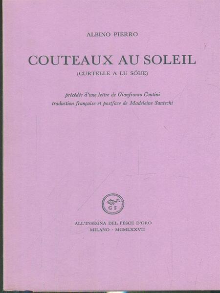 Couteaux au soleil