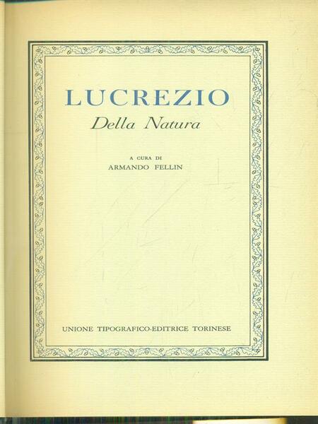 Della natura