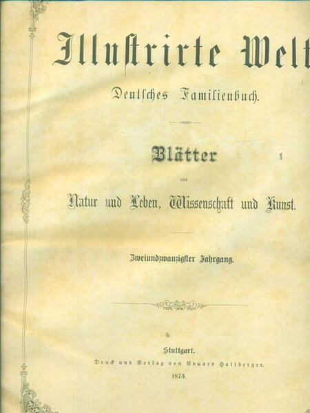 Illustrirte welt