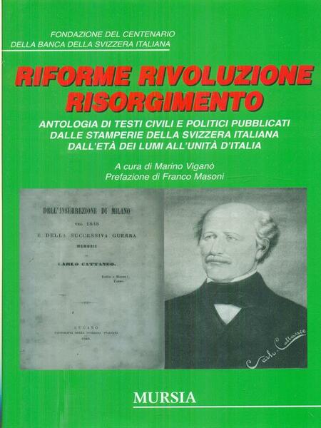 Riforme rivoluzione risorgimento