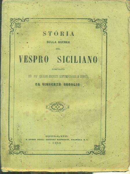 Storia della guerra del Vespro Siciliano
