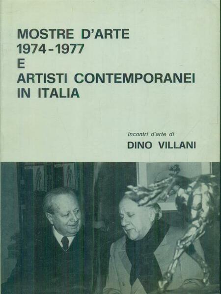 Mostre d'arte 1974-1977 e artisti contemporanei in Italia