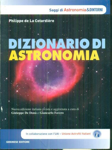 Dizionario di astronomia