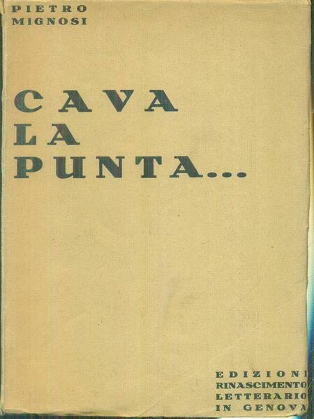 Cava la punta...