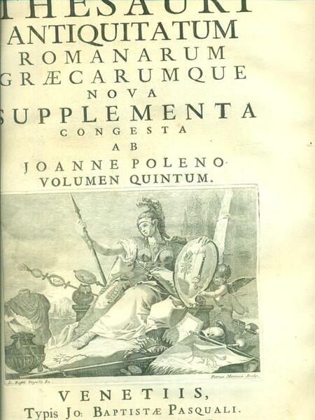Utriusque Thesauri antiquitatum romanarum graecarumque nova supplementa 5vv