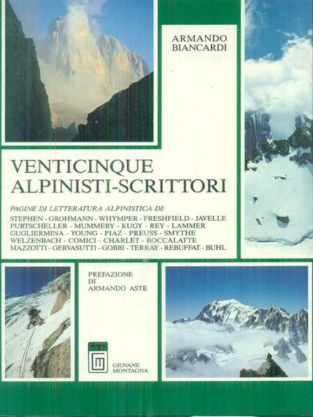Venticinque alpinisti-scrittori