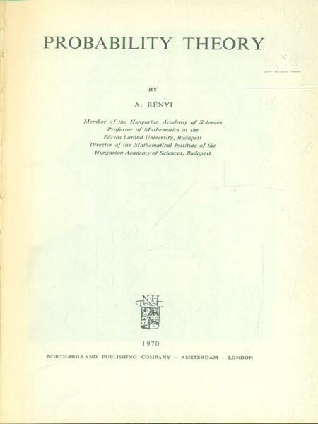Probability theory