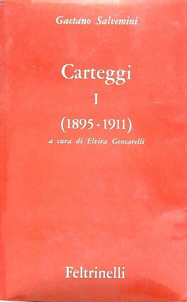 Carteggi I 1895-1911