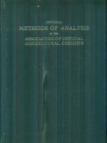 Official methods of analysis A.O.A.C.