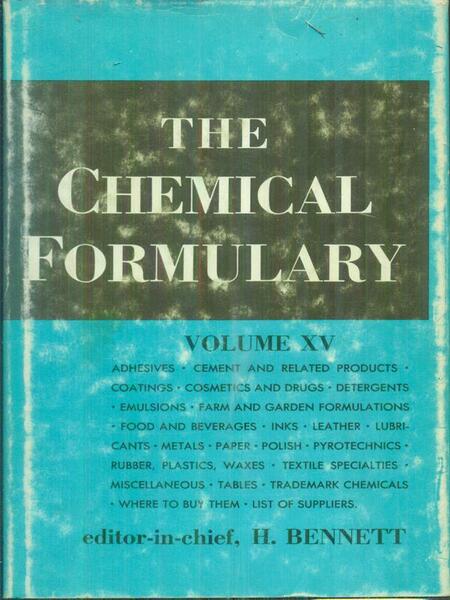 The chemical formulary vol. XV