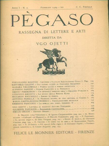 Pegaso n. 2/febbraio 1929