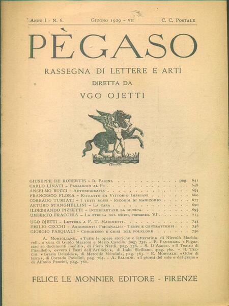Pegaso n. 6/giugno 1929