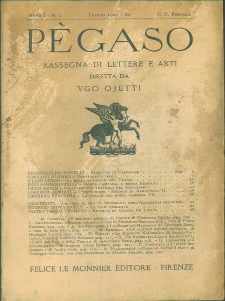 Pegaso n. 7/luglio 1929