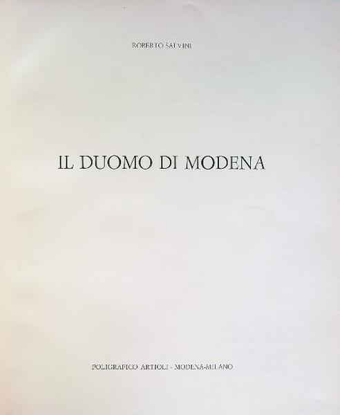 Il Duomo di Modena
