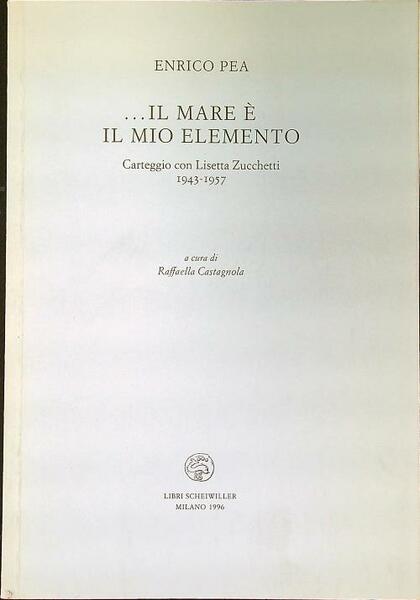 ...Il mare e' il mio elemento