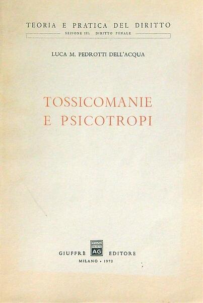 Tossicomanie e psicotropi