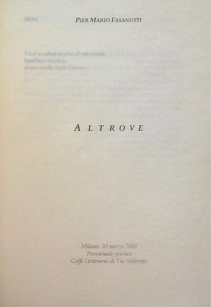 Altrove