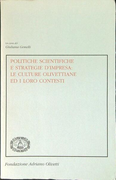 Politiche scientifiche e strategie d'impresa