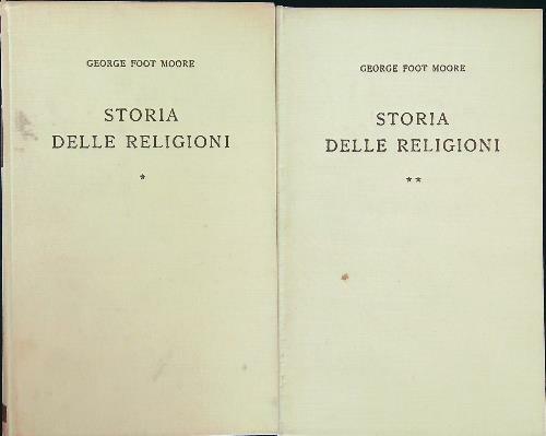Storia delle religioni 2 vv