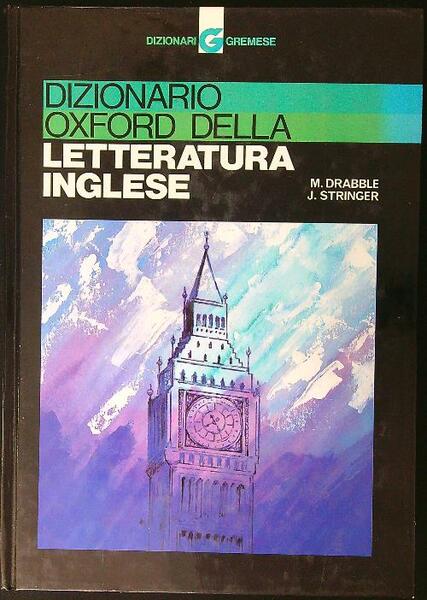 Dizionario Oxford della letteratura Inglese