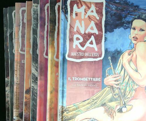Lotto 8 volumi spaiati Manara Maestro dell'Eros