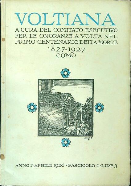 Voltiana Anno I Aprile 1926 Fascicolo 4