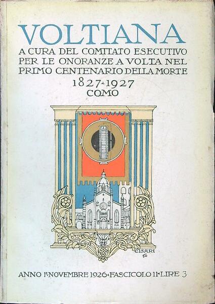 Voltiana Anno I Novembre 1926 Fascicolo 11