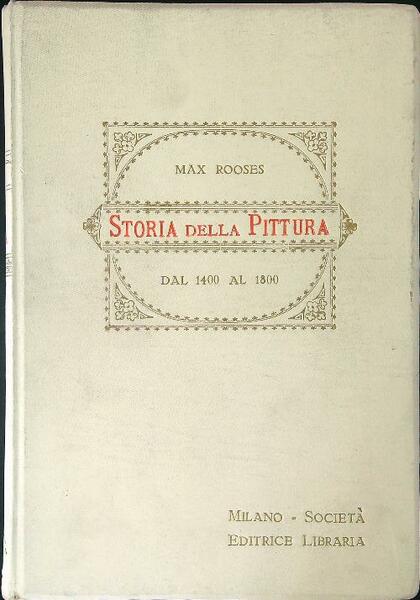 Storia della pittura dal 1400 al 1800