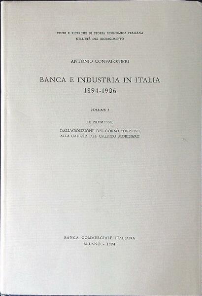 Banca e industria in Italia 3 vv