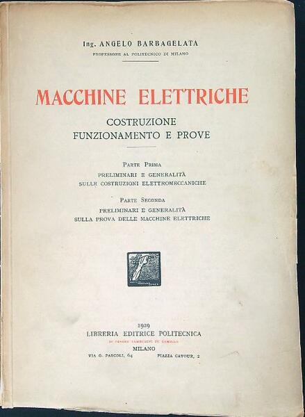 Macchine elettriche