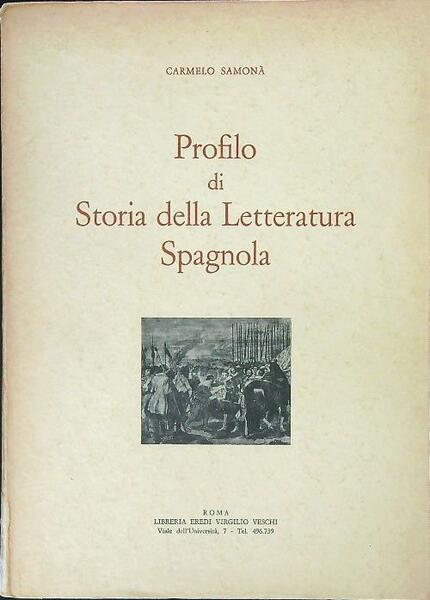 Profilo di storia della letteratura spagnola