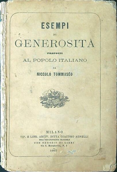 Esempi di generosita'