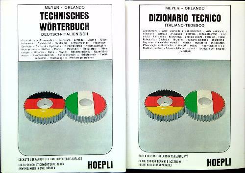 Dizionario tecnicno italiano-tedesco/deutcsch-italienich