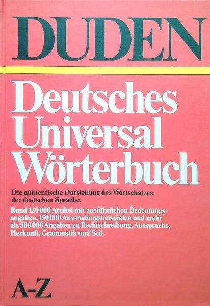 Duden - Deutsches Universalwörterbuch A-Z