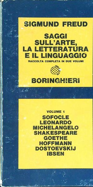 Saggi sull'arte, la letteratura e il linguaggio vol. 1