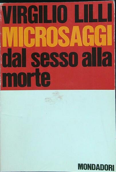 Microsaggi dal sesso alla morte