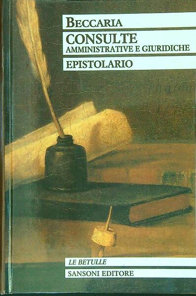 Consulte amministrative e giuridiche Epistolario