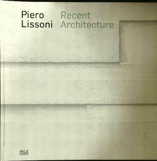 Recent Architecture - autografato