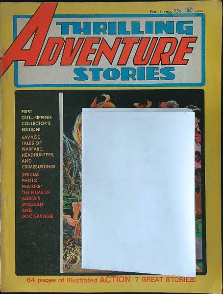 Thrilling Adventure stories n. 1 Feb. 1975