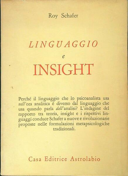 Linguaggio e insight