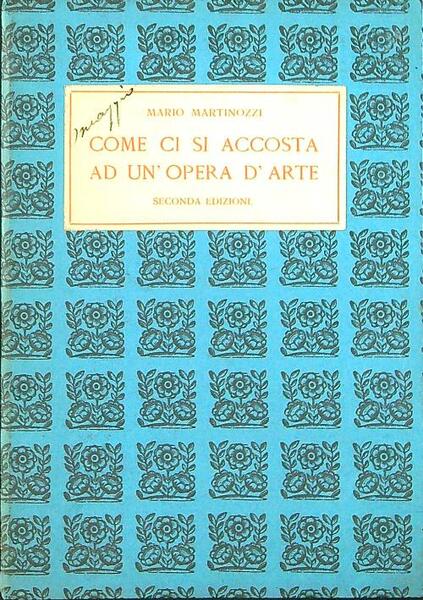 Come ci si accosta ad un'opera d'arte